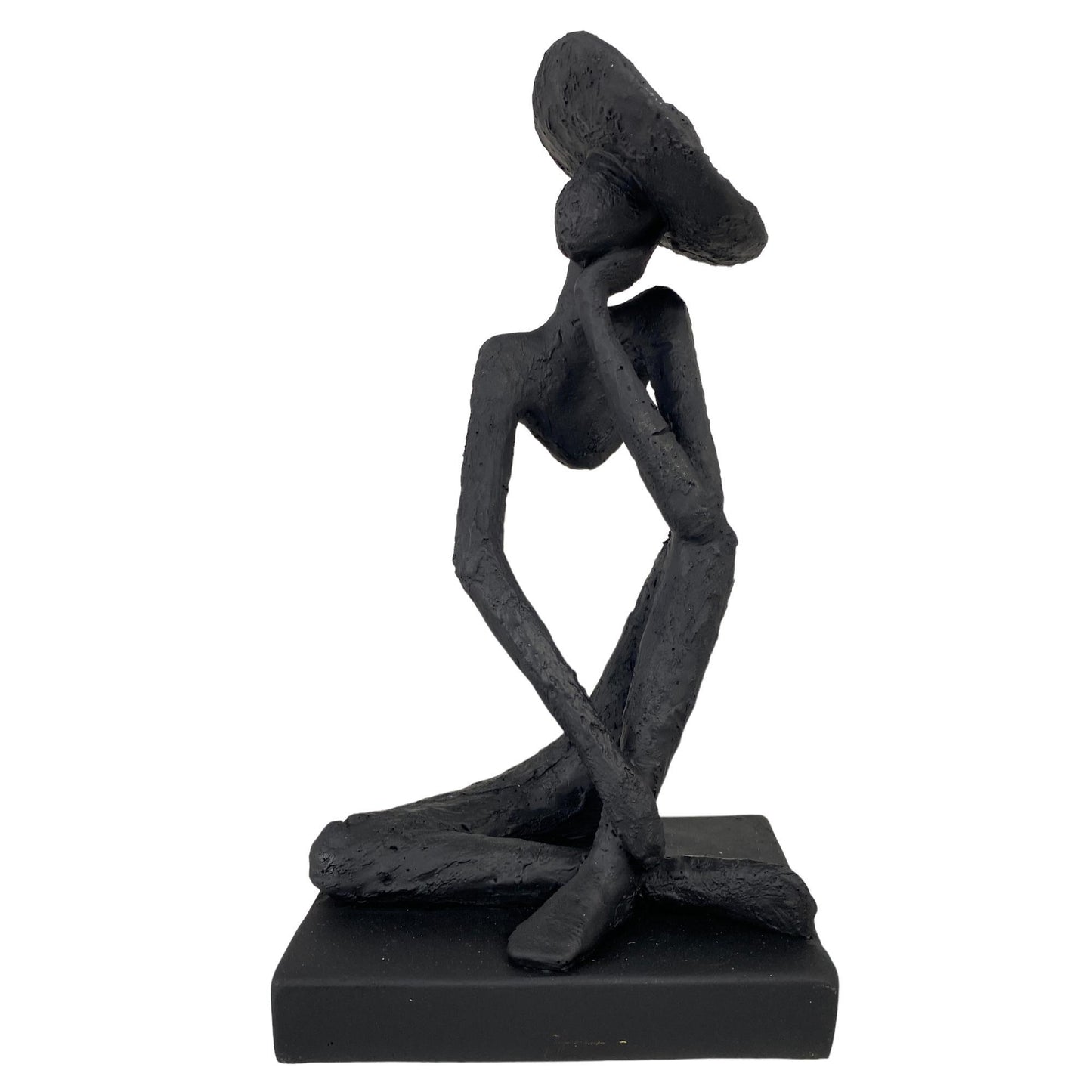 Escultura en forma de mujer