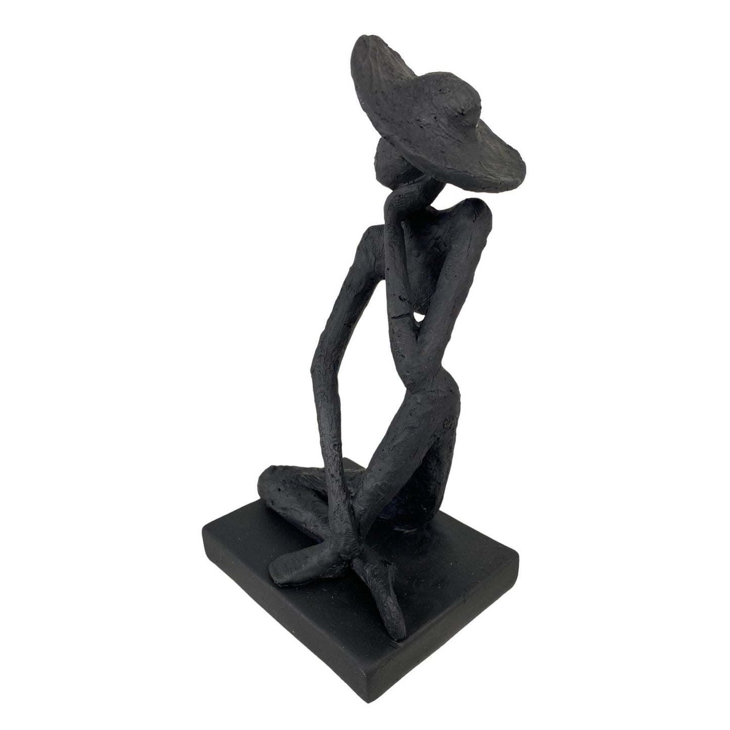 Escultura en forma de mujer