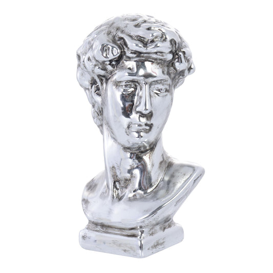 Escultura David de Miguel Ángel plateado