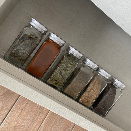 Especieros con base de acrílico