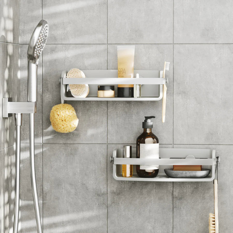 Grey - Organizador para ducha adhesivo
