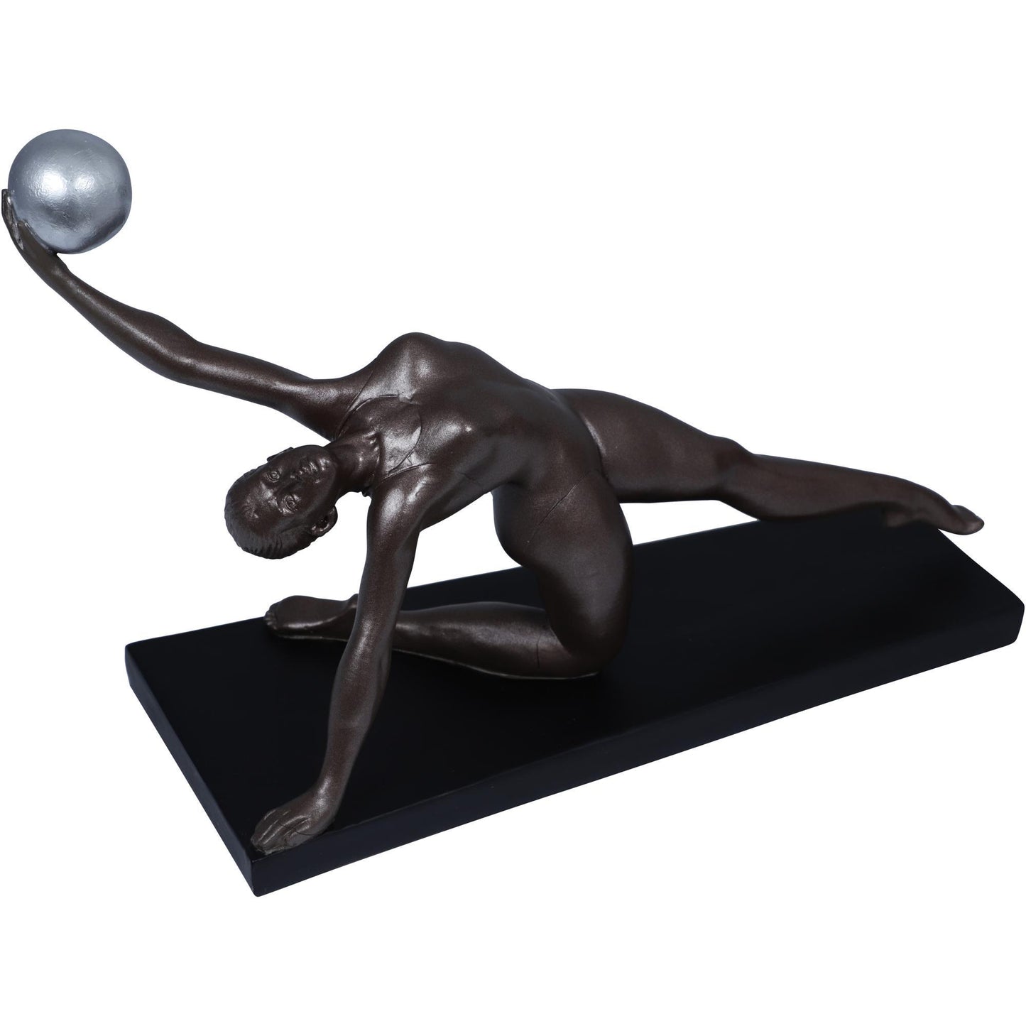 Figura decorativa mujer gimnasta