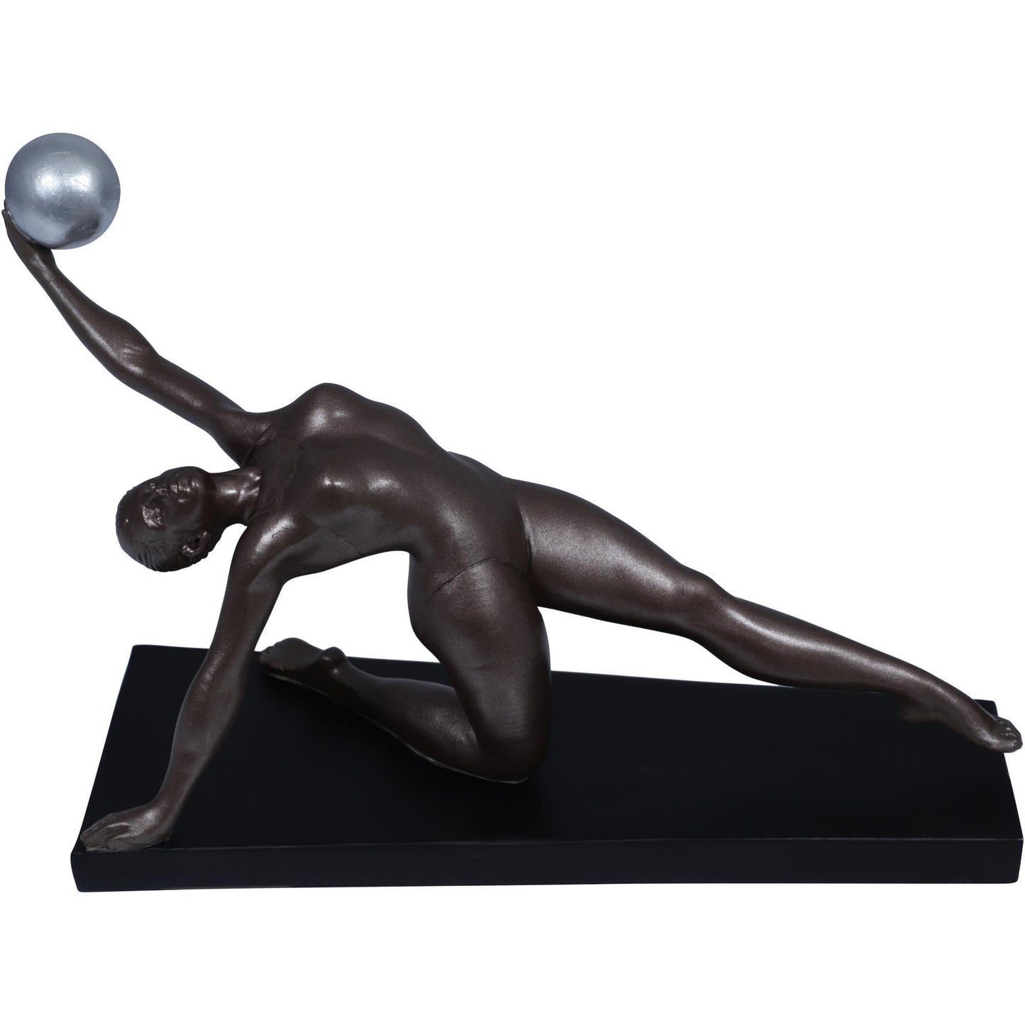 Figura decorativa mujer gimnasta