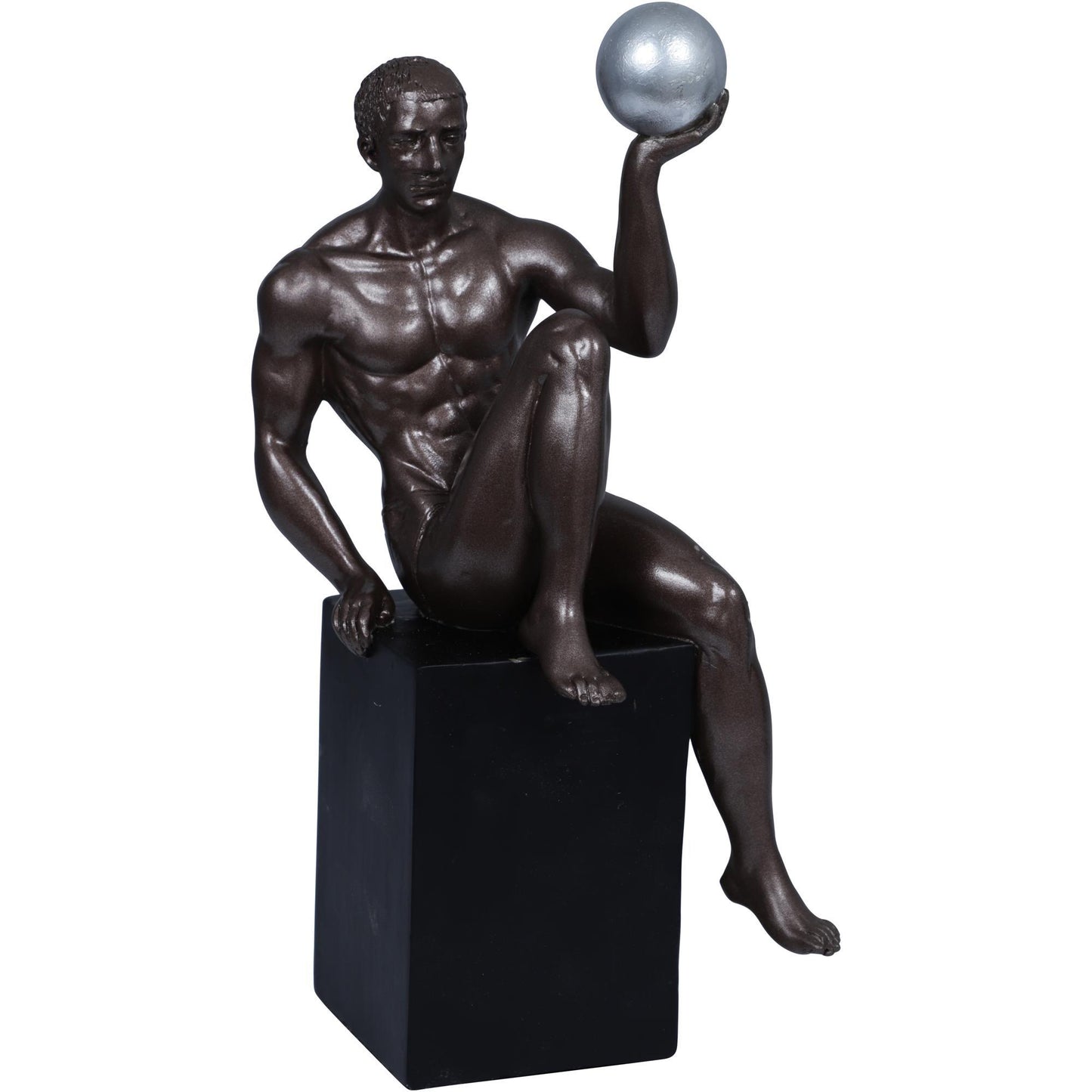 Escultura hombre gimnasta