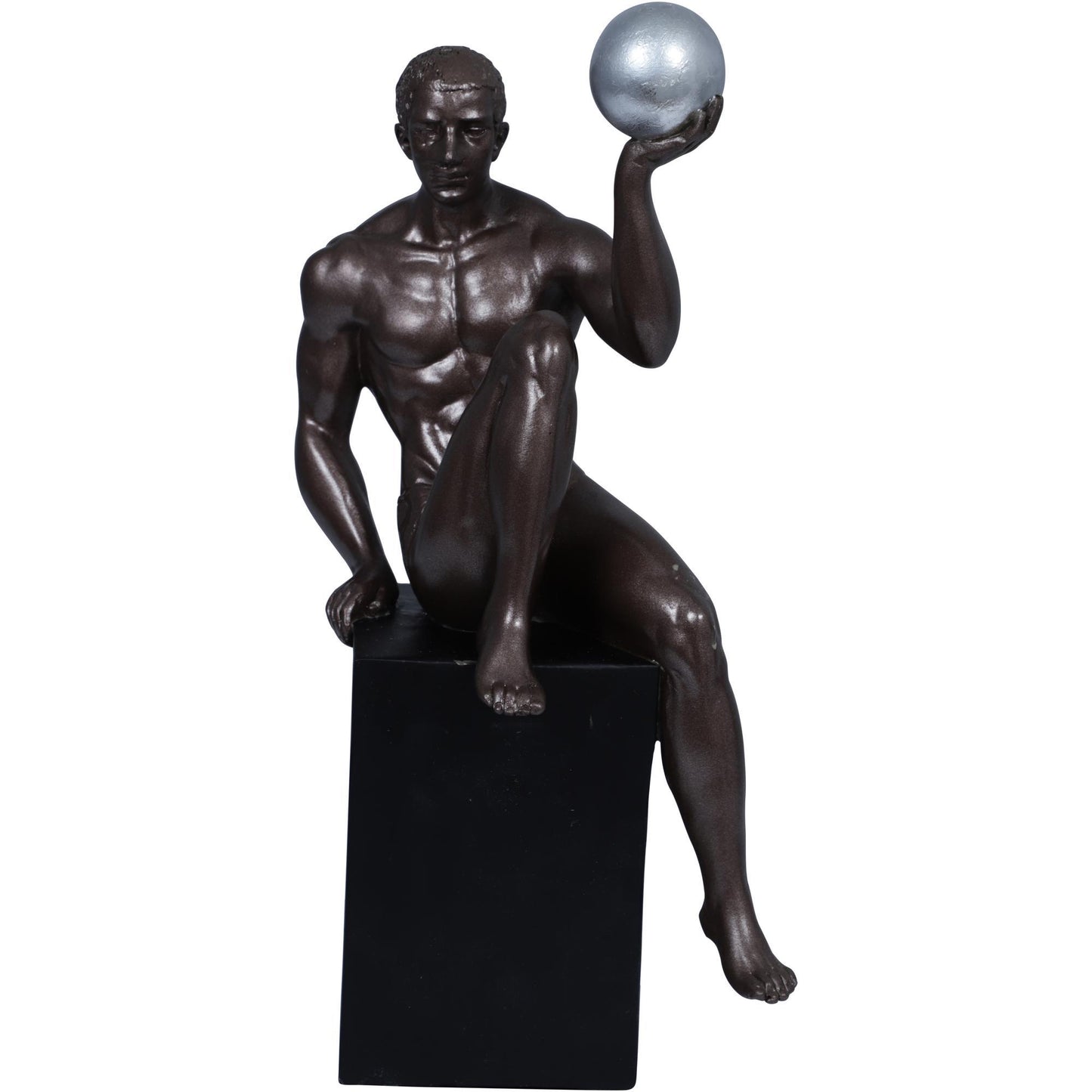 Escultura hombre gimnasta